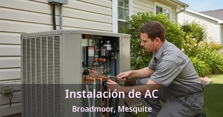 Instalación de AC Broadmoor, Mesquite - TX