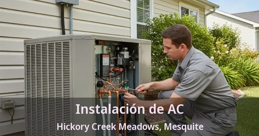 Instalación de AC Hickory Creek Meadows, Mesquite - TX Instalación de AC Hickory Creek Meadows, Mesquite - TX