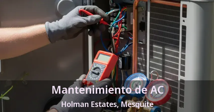 Mantenimiento de AC Holman Estates, Mesquite - TX