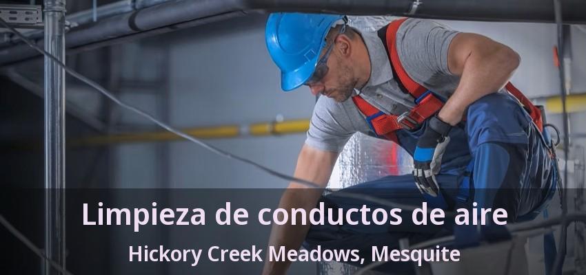 Limpieza de conductos de aire Hickory Creek Meadows, Mesquite - TX