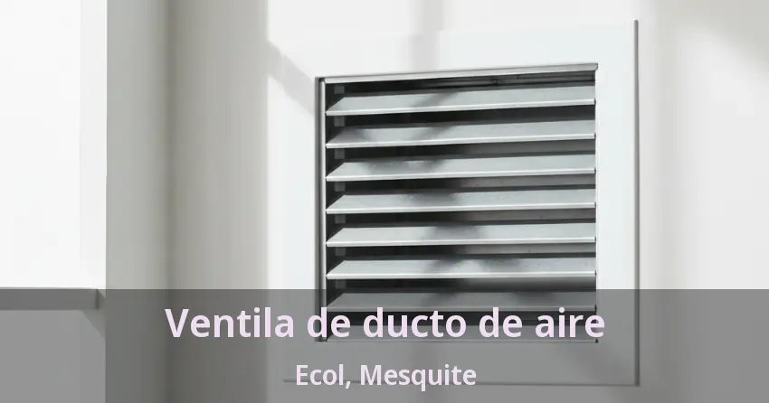 Ventila de ducto de aire Ecol, Mesquite - TX Ventila de ducto de aire Ecol, Mesquite - TX