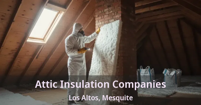 Attic Insulation Companies Los Altos, Mesquite - TX