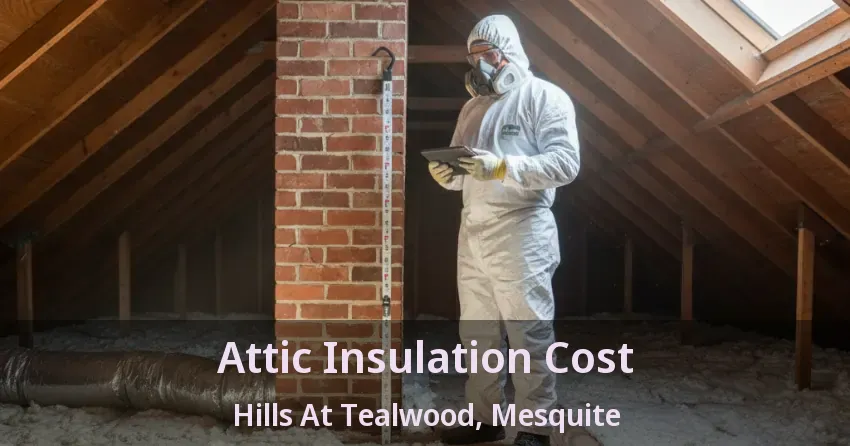 Attic Insulation Cost Hills At Tealwood, Mesquite - TX
