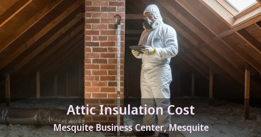 Attic Insulation Cost Mesquite Business Center, Mesquite - TX