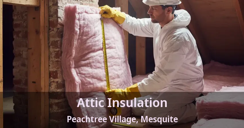 Attic Insulation Peachtree Village, Mesquite - TX
