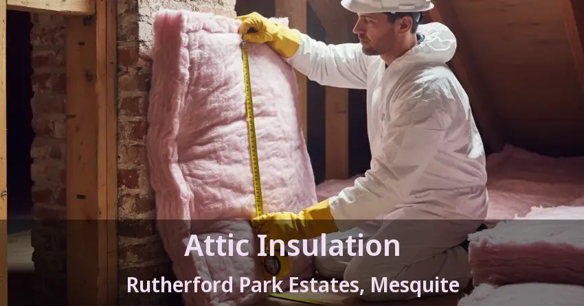 Attic Insulation Rutherford Park Estates, Mesquite - TX