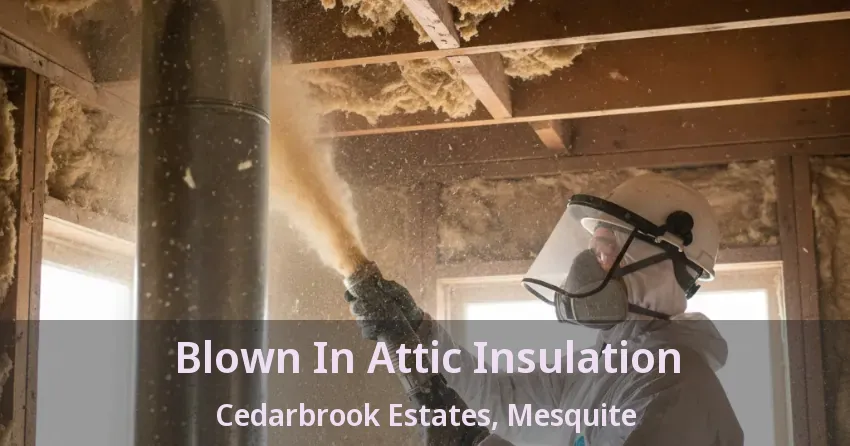 Blown In Attic Insulation Cedarbrook Estates, Mesquite - TX