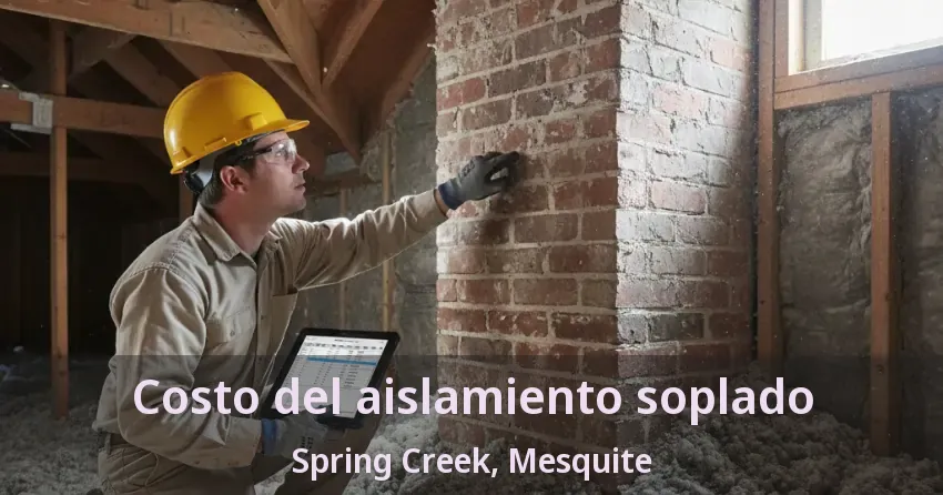 Costo del aislamiento soplado Spring Creek, Mesquite - TX Costo del aislamiento soplado Spring Creek, Mesquite - TX