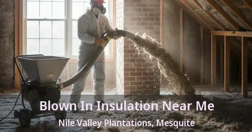 Blown In Insulation Near Me Nile Valley Plantations, Mesquite - TX