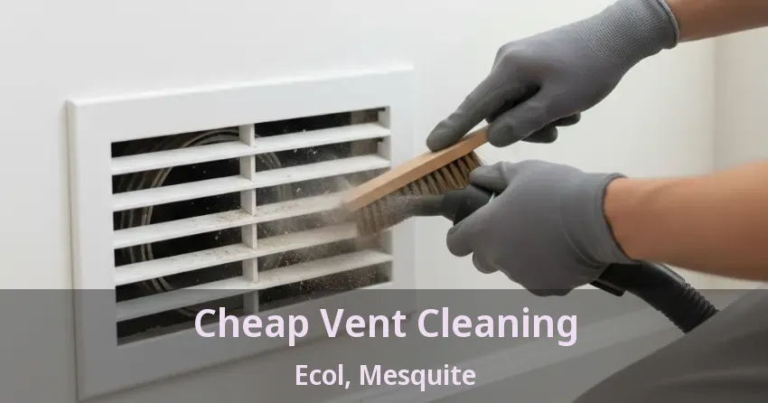 Cheap Vent Cleaning Ecol, Mesquite - TX