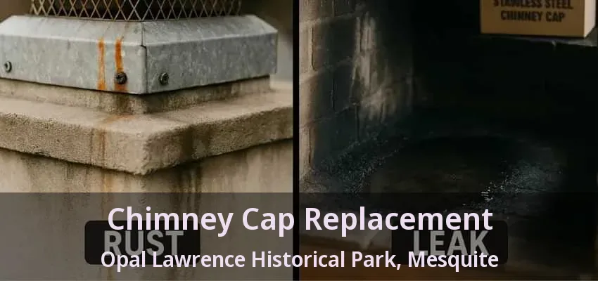 Chimney Cap Replacement Opal Lawrence Historical Park, Mesquite - TX Chimney Cap Replacement Opal Lawrence Historical Park, Mesquite - TX