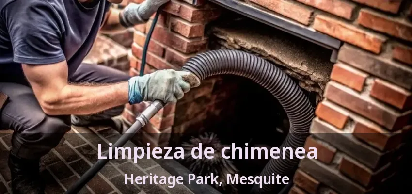 Limpieza de chimenea Heritage Park, Mesquite - TX