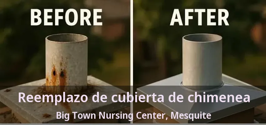 Reemplazo de cubierta de chimenea Big Town Nursing Center, Mesquite - TX