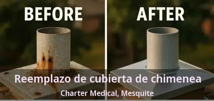 Reemplazo de cubierta de chimenea Charter Medical, Mesquite - TX