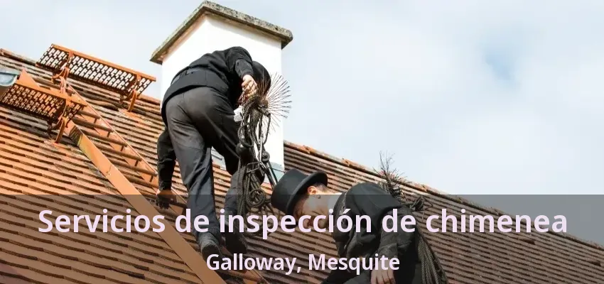 Servicios de inspección de chimenea Galloway, Mesquite - TX
