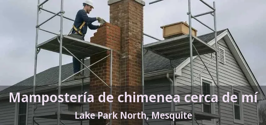 Mampostería de chimenea cerca de mí Lake Park North, Mesquite - TX