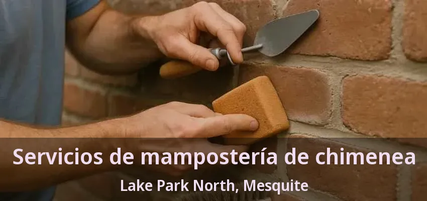 Servicios de mampostería de chimenea Lake Park North, Mesquite - TX