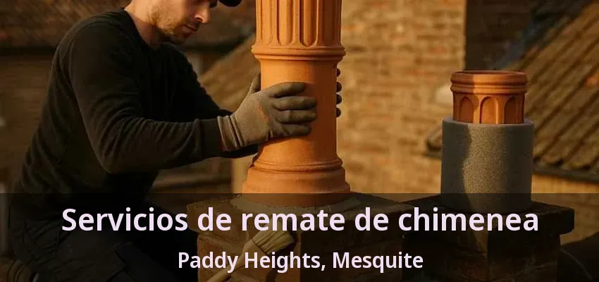 Servicios de remate de chimenea Paddy Heights, Mesquite - TX