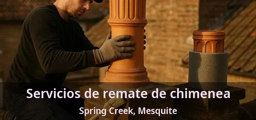 Servicios de remate de chimenea Spring Creek, Mesquite - TX