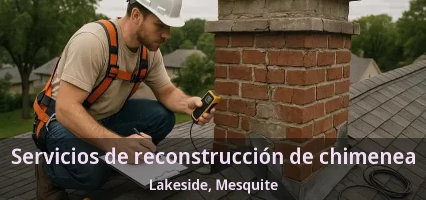 Servicios de reconstrucción de chimenea Lakeside, Mesquite - TX