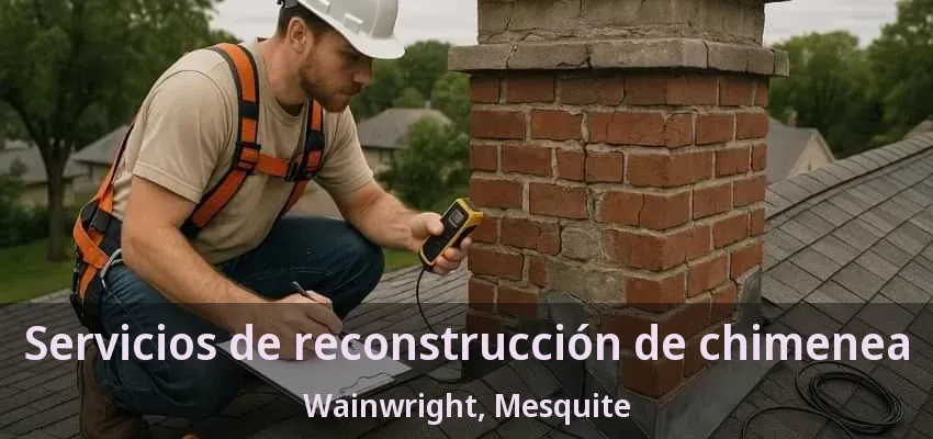 Servicios de reconstrucción de chimenea Wainwright, Mesquite - TX