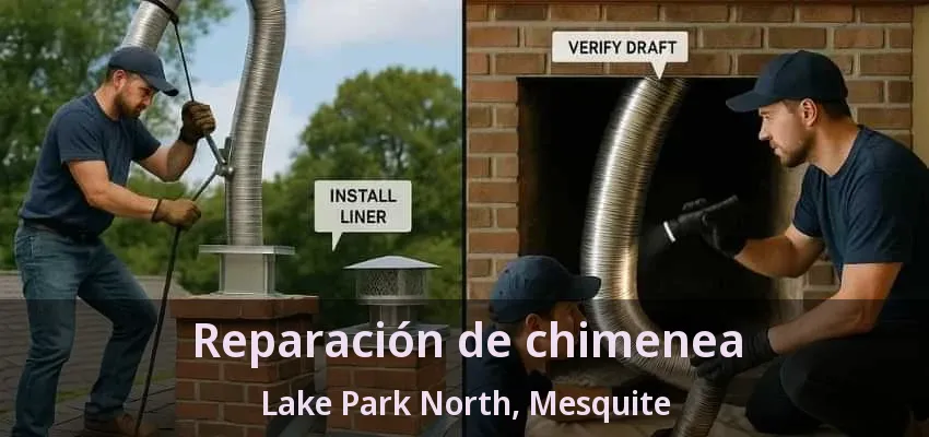 Reparación de chimenea Lake Park North, Mesquite - TX