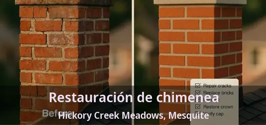 Restauración de chimenea Hickory Creek Meadows, Mesquite - TX