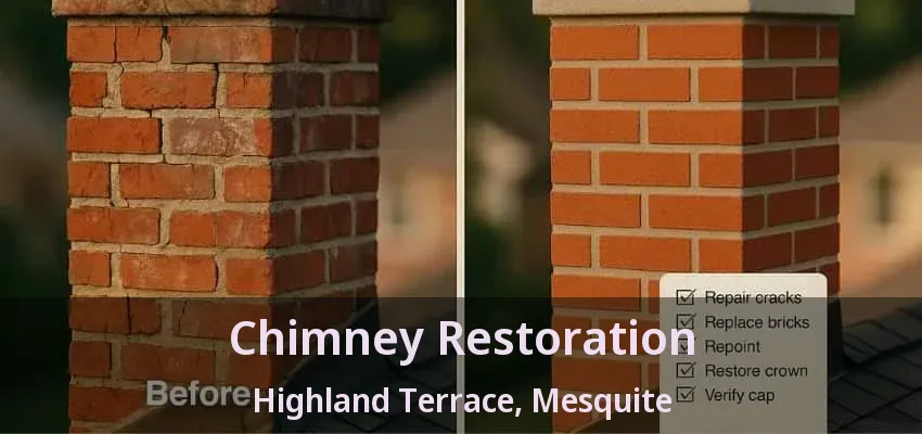 Chimney Restoration Highland Terrace, Mesquite - TX