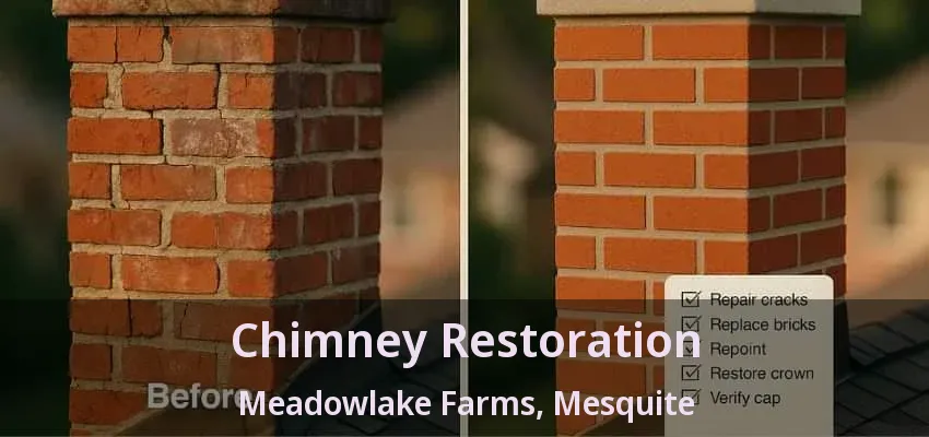 Chimney Restoration Meadowlake Farms, Mesquite - TX