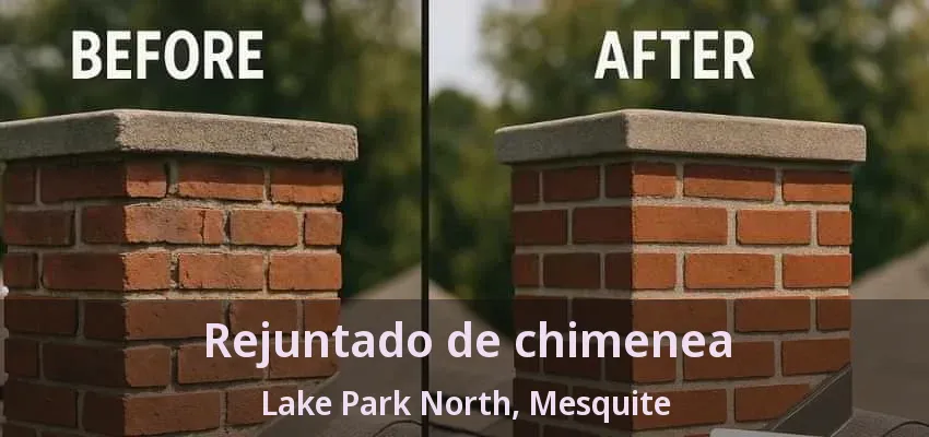Rejuntado de chimenea Lake Park North, Mesquite - TX