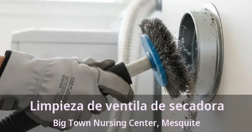 Limpieza de ventila de secadora Big Town Nursing Center, Mesquite - TX