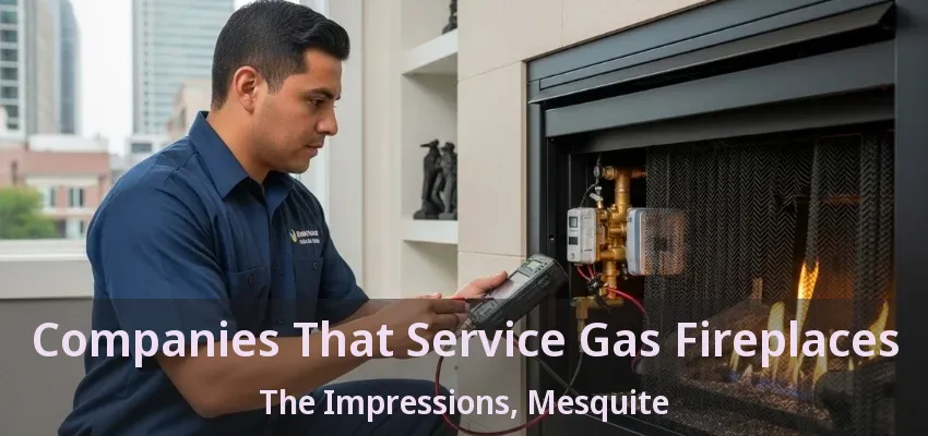 Companies That Service Gas Fireplaces The Impressions, Mesquite - TX