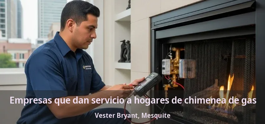 Empresas que dan servicio a hogares de chimenea de gas Vester Bryant, Mesquite - TX