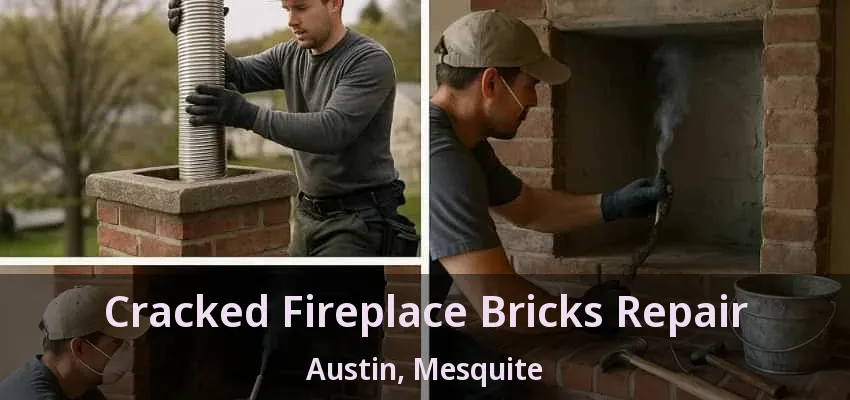 Cracked Fireplace Bricks Repair Austin, Mesquite - TX Cracked Fireplace Bricks Repair Austin, Mesquite - TX