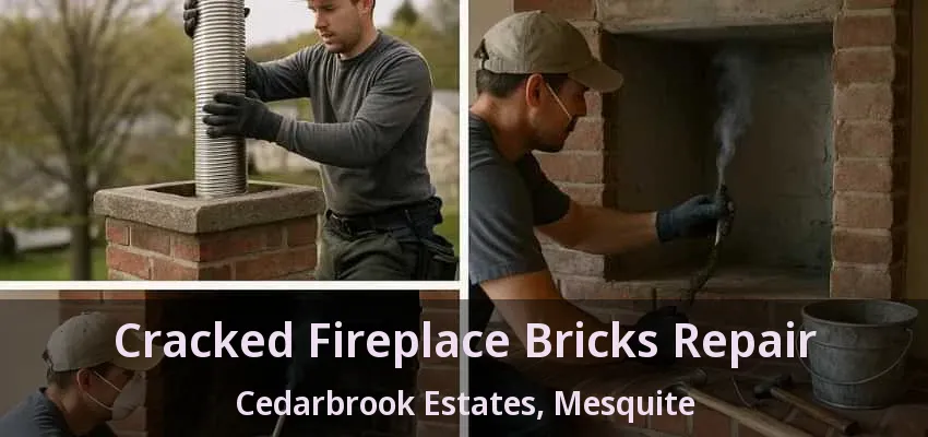 Cracked Fireplace Bricks Repair Cedarbrook Estates, Mesquite - TX Cracked Fireplace Bricks Repair Cedarbrook Estates, Mesquite - TX
