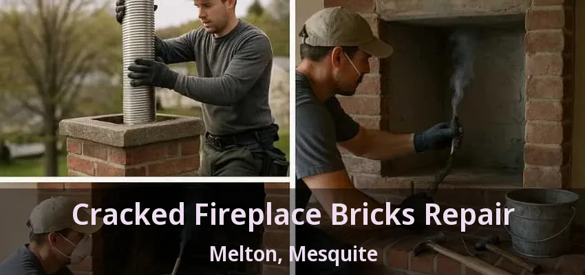 Cracked Fireplace Bricks Repair Melton, Mesquite - TX Cracked Fireplace Bricks Repair Melton, Mesquite - TX