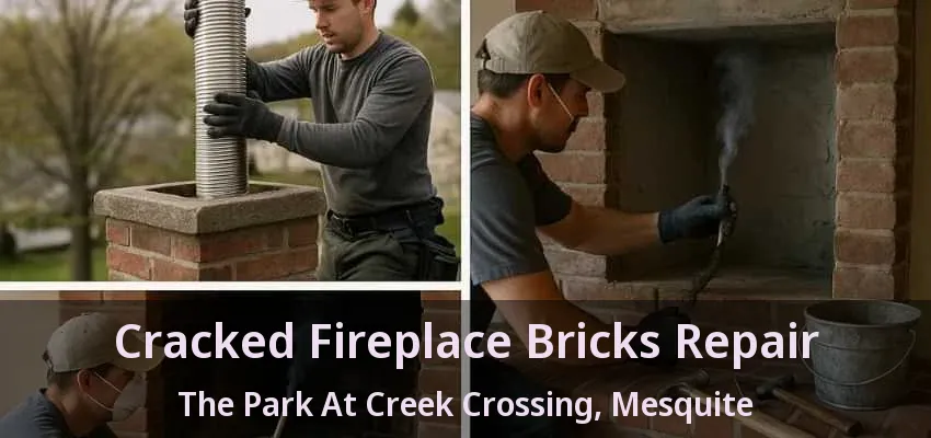 Cracked Fireplace Bricks Repair The Park At Creek Crossing, Mesquite - TX Cracked Fireplace Bricks Repair The Park At Creek Crossing, Mesquite - TX
