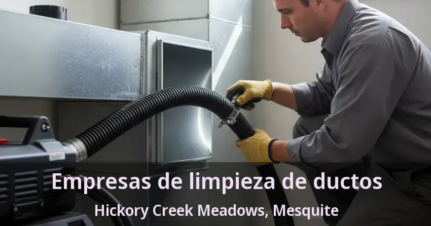Empresas de limpieza de ductos Hickory Creek Meadows, Mesquite - TX