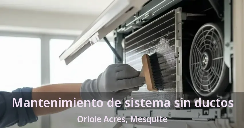 Mantenimiento de sistema sin ductos Oriole Acres, Mesquite - TX
