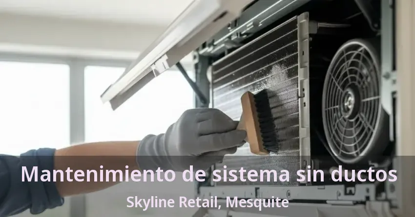 Mantenimiento de sistema sin ductos Skyline Retail, Mesquite - TX Mantenimiento de sistema sin ductos Skyline Retail, Mesquite - TX