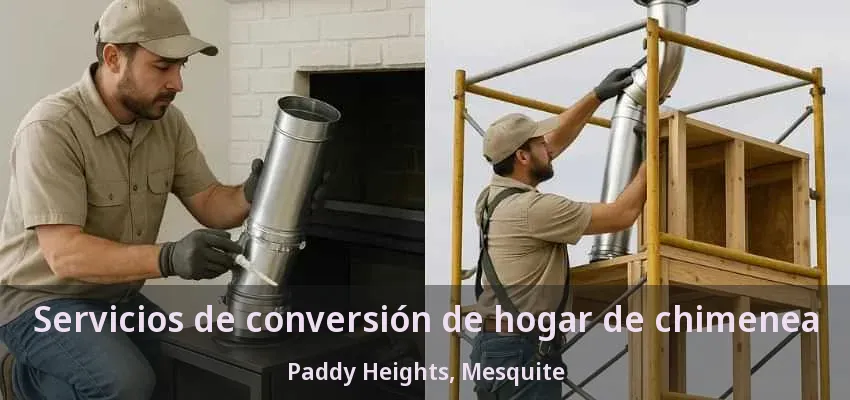 Servicios de conversión de hogar de chimenea Paddy Heights, Mesquite - TX