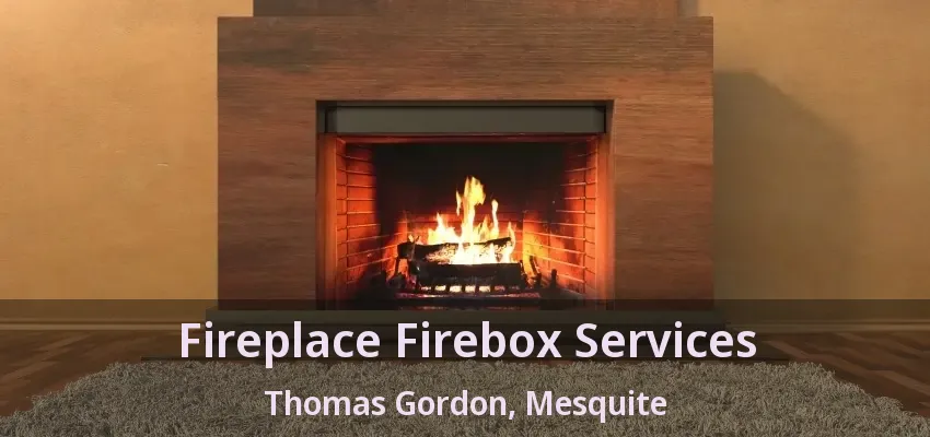Fireplace Firebox Services Thomas Gordon, Mesquite - TX