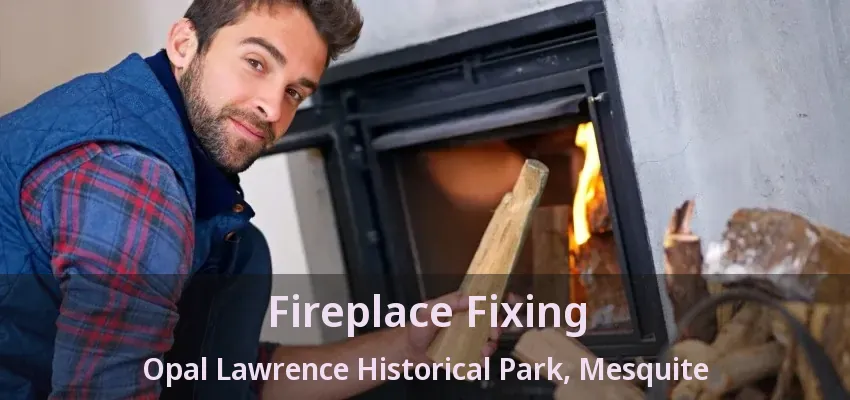 Fireplace Fixing Opal Lawrence Historical Park, Mesquite - TX