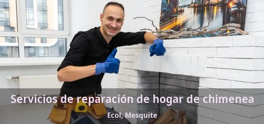 Servicios de reparación de hogar de chimenea Ecol, Mesquite - TX