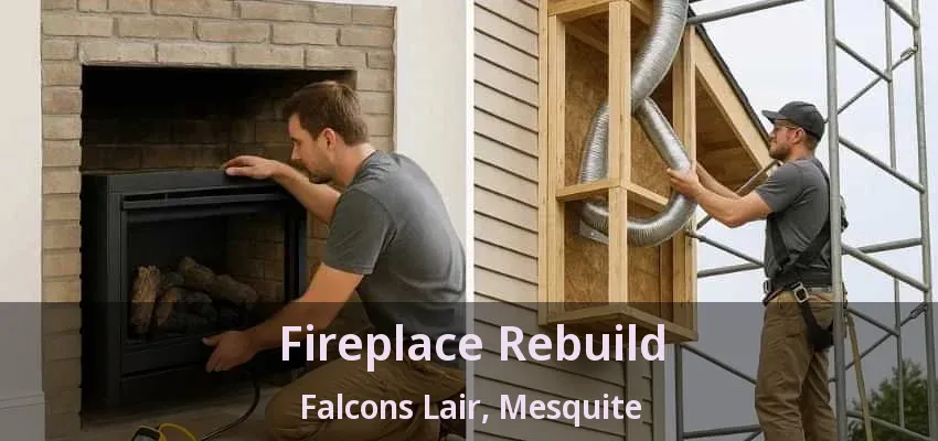 Fireplace Rebuild Falcons Lair, Mesquite - TX Fireplace Rebuild Falcons Lair, Mesquite - TX