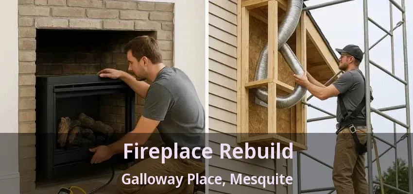 Fireplace Rebuild Galloway Place, Mesquite - TX Fireplace Rebuild Galloway Place, Mesquite - TX