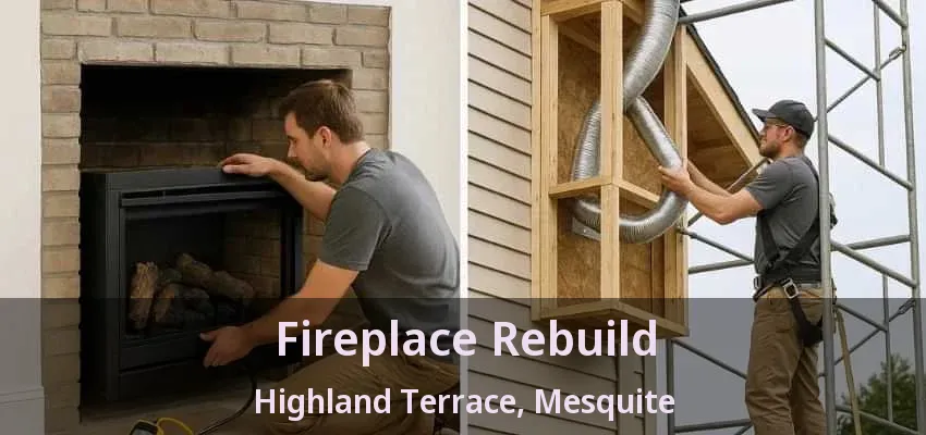 Fireplace Rebuild Highland Terrace, Mesquite - TX Fireplace Rebuild Highland Terrace, Mesquite - TX