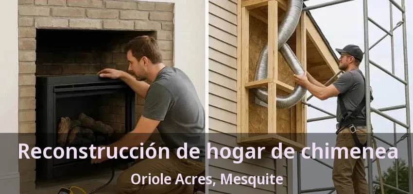Reconstrucción de hogar de chimenea Oriole Acres, Mesquite - TX