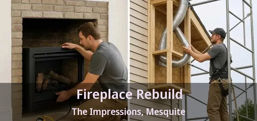 Fireplace Rebuild The Impressions, Mesquite - TX Fireplace Rebuild The Impressions, Mesquite - TX