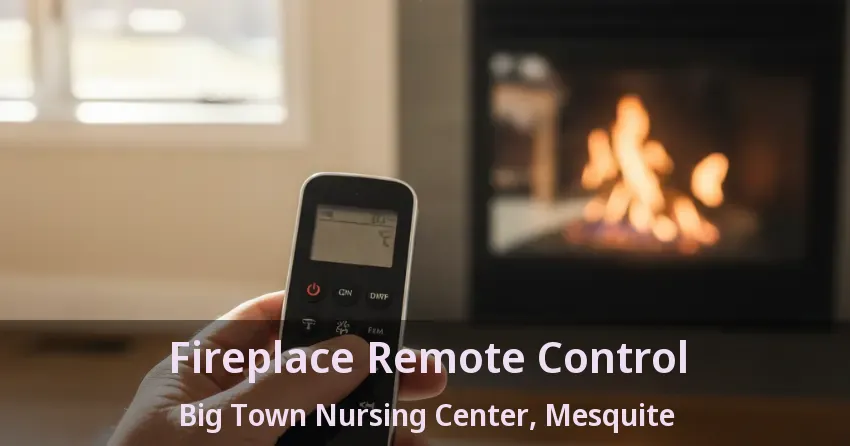 Fireplace Remote Control Big Town Nursing Center, Mesquite - TX